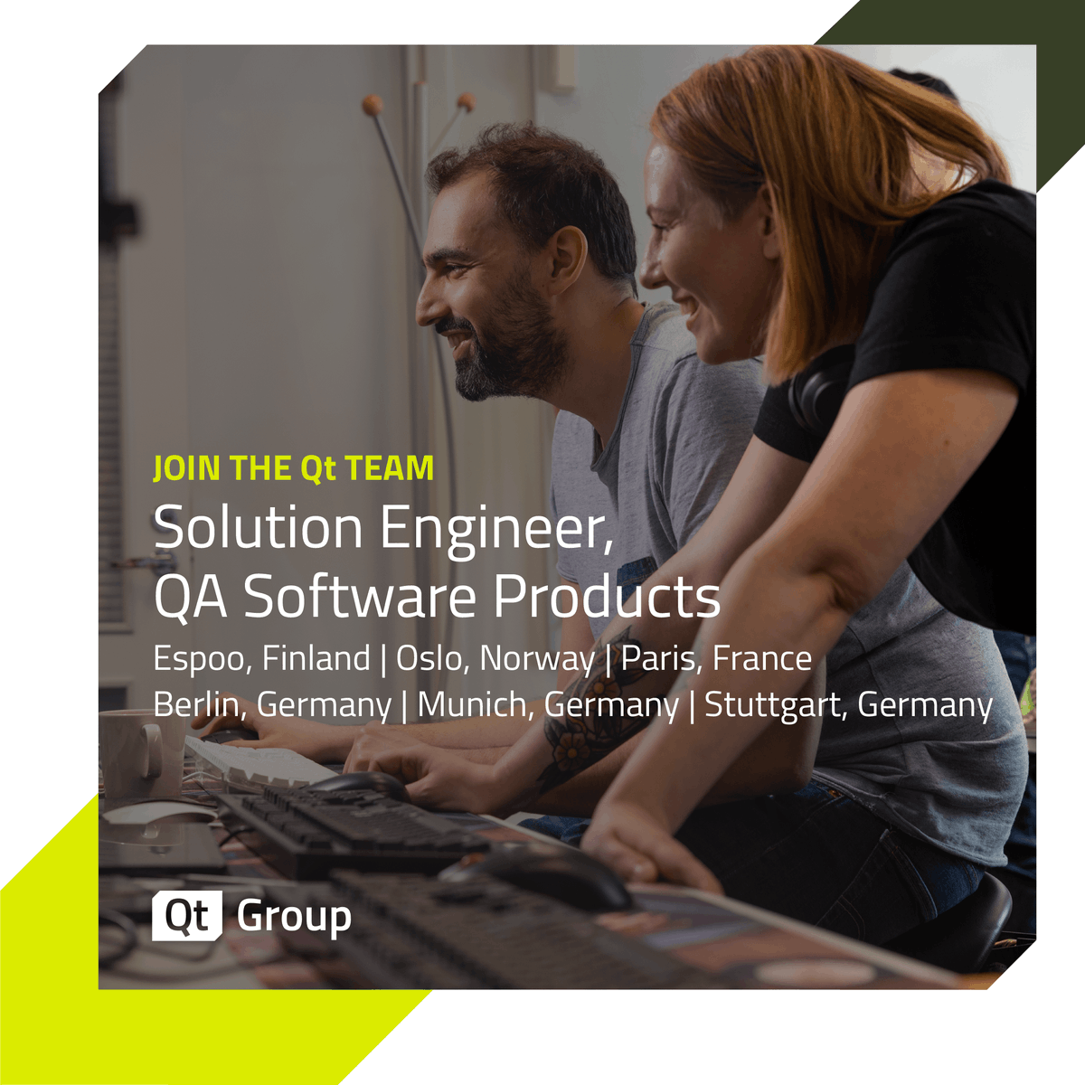 qtproject's tweet image. ๐ฃ We're seeking a Solution Engineer, QA Software Products to join our Espoo, Finland ๐ซ๐ฎ Oslo, Norway ๐ณ๐ด Paris, France ๐ซ๐ท or Berlin, Munich, or Stuttgart, Germany ๐ฉ๐ช team!
Learn more and apply: hubs.li/Q02PPgNq0
#NowHiring #JoinOurTeam #SolutionEngineer