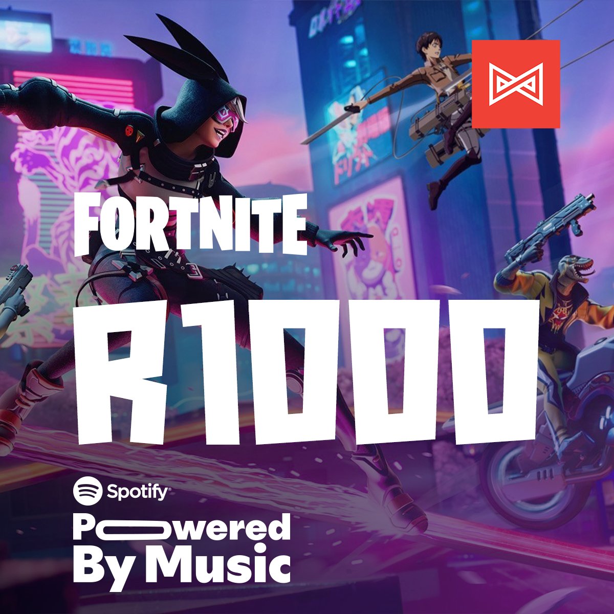 Mettlestate's tweet photo. Are you ready to win today's #Fortnite casual cup?๐
Sign ups close & check-ins open at 13:00SAST ๐ https://t.co/AvOvRFcMla
Keep in contact with the Admins๐
Discord ๐ https://t.co/DYqbdt4nBJ
WhatsApp ๐ https://t.co/oOkBzDGtLc
Powered by music @SpotifyAfrica
#ForgeGaming https://t.co/BoZ2PBx0mO
