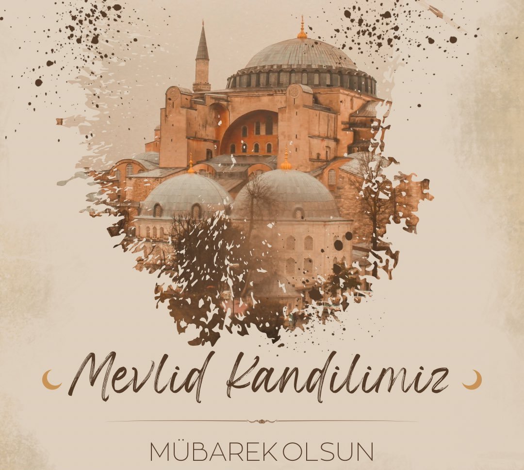 Biz seni ancak âlemlere rahmet olarak gönderdik. (Enbiyâ, 107)

Mübarek Mevlid Kandilimizin ülkemize, ve İslam alemine barış, huzur ve bereket getirmesini Cenab-ı Allah’tan niyaz ediyoruz. Kandilimiz mübarek olsun.

#MevlidKandili