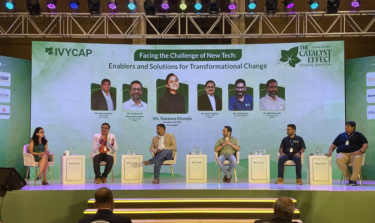 Sudhanshu_Vats's tweet photo. Delighted to spend the morning at IvyCap Day. Good to see some of the startups mentored by me growing and propelling India forward with technology. Compliments to @vikramgupta70 & Ashish Wadhwani and Team @IvyCapVentures. #IvyCap #IvyCapDay2024 #TheCatalystEffect https://t.co/zCOqNOciZt