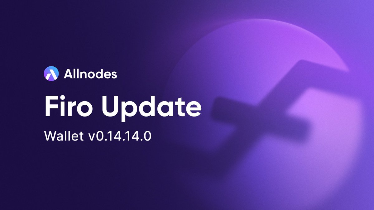 We have successfully updated <a href="/firoorg/">Firo $FIRO</a> #Masternodes to version 0.14.14.0. No action is required by users. This upgrade implements the new block reward distribution, faster wallet restores, and fee estimation fixes.

⚙️ℹ️ Release &amp; highlights: github.com/firoorg/firo/r…
