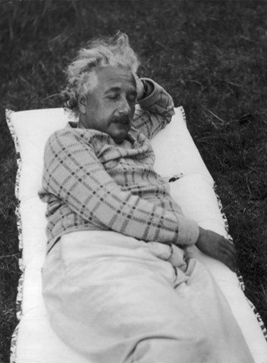 PhysInHistory's tweet photo. I lie on the beach like a crocodile and let myself be roasted by the sun. I never see a newspaper and don't give a damn for what is called the world.

-- A. Einstein's 1918 letter to Max Born https://t.co/nWigbPIbuz