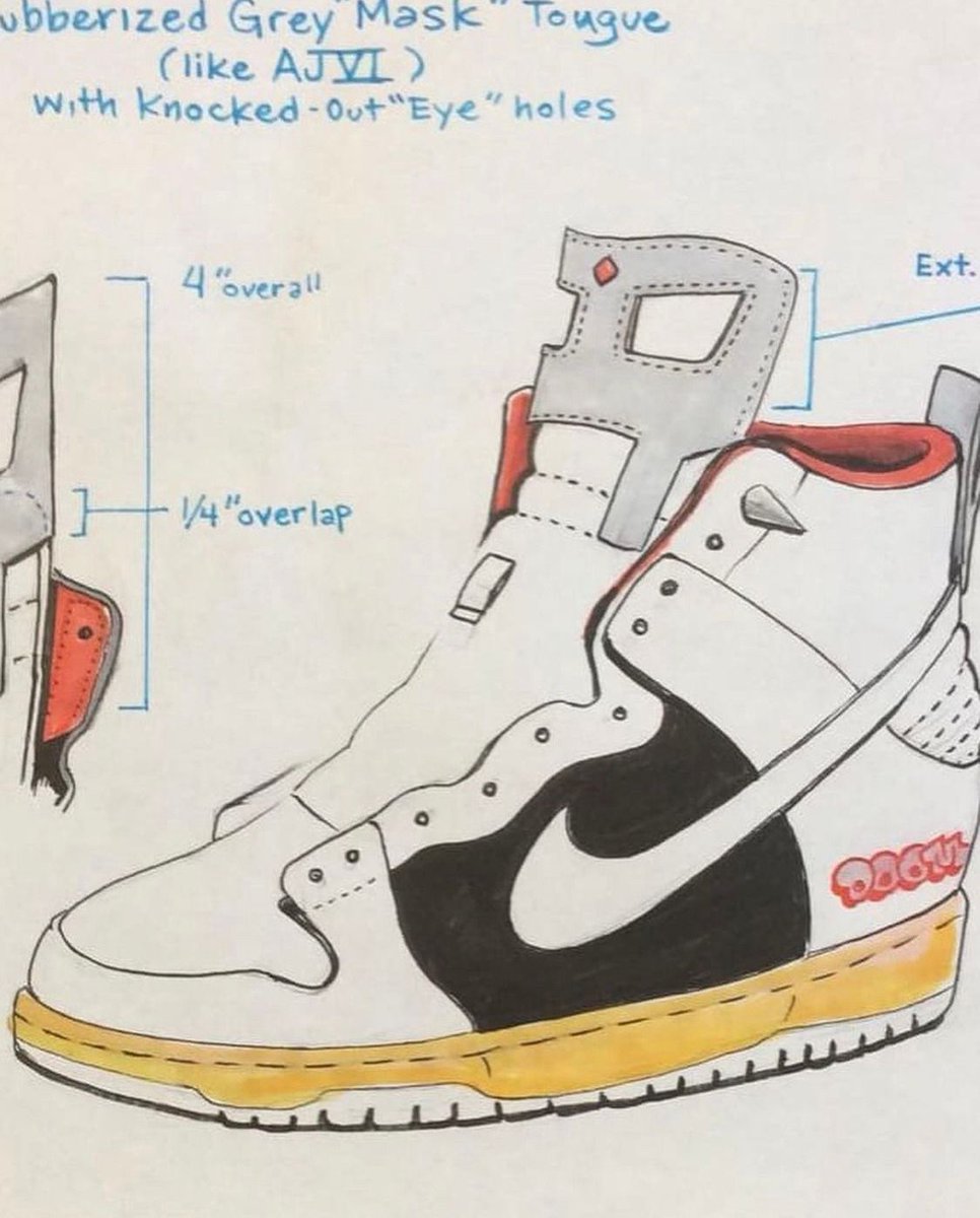 rogue's tweet photo. MF Doom Nike Dunk https://t.co/0bwGEIwMHV