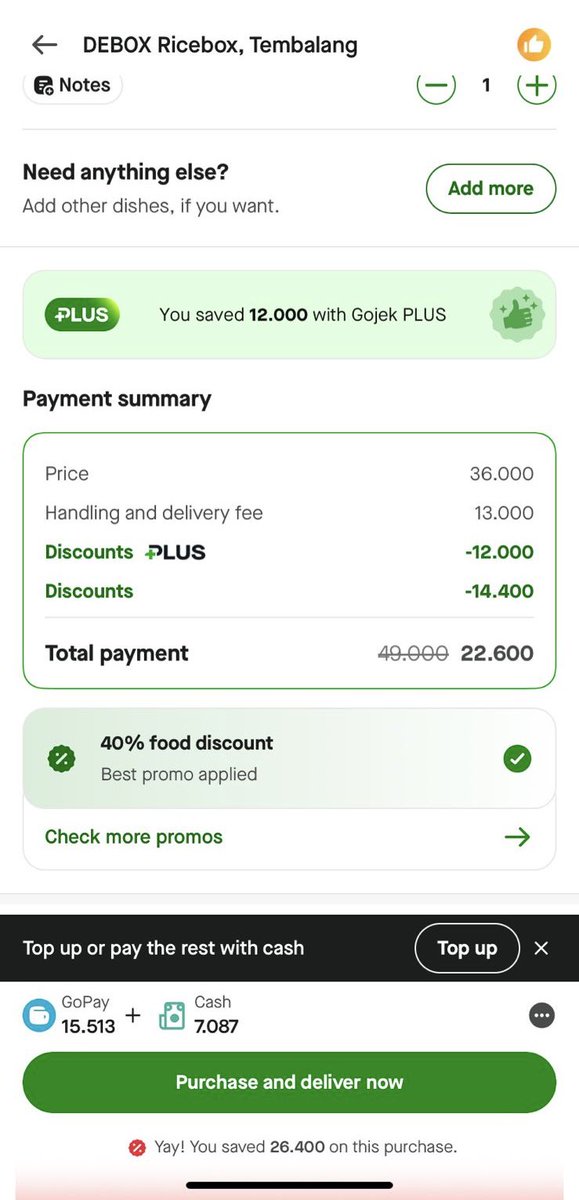 dipocitionn's tweet photo. Wahai Citizens! Kalian harus tau inii!👇

CMN BAYAR 8RB BISA DAPET RATUSAN VOUCHER⁉️😱 Liat deh MinChi pesen makan diskonnya ga main main🤩 udah diskon dari goplus dapet diskon lg dr gojek🙂‍↕️🫶

CEPETAN SUBSCRIBE GOJEK PLUS SEKARANG✅  
#gojekplus #gojekindonesia https://t.co/YG73Xn0fPY