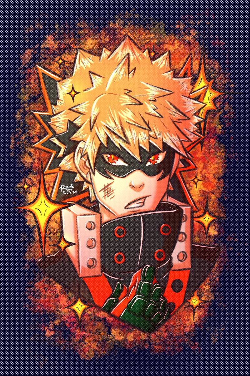 ArtsPlasmic's tweet photo. Last up for now from this series is Bakugo! Was rushing to get this done for my last convention and was pleasantly surprised by how good it turned out. Enjoy! #mha #myheroacademia #bakugo #bakugoukatsuki #bokunoheroacademia #anime https://t.co/S2Mb9y4XaR