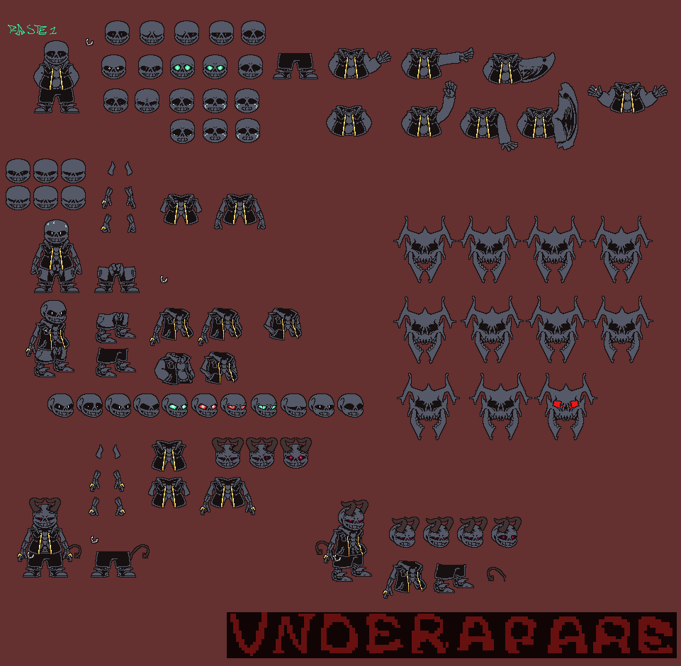 cobalt_z2495's tweet photo. dest sans sprite sheet
#underapare #underhell #destsans #pixelart https://t.co/TC9uYMtFor