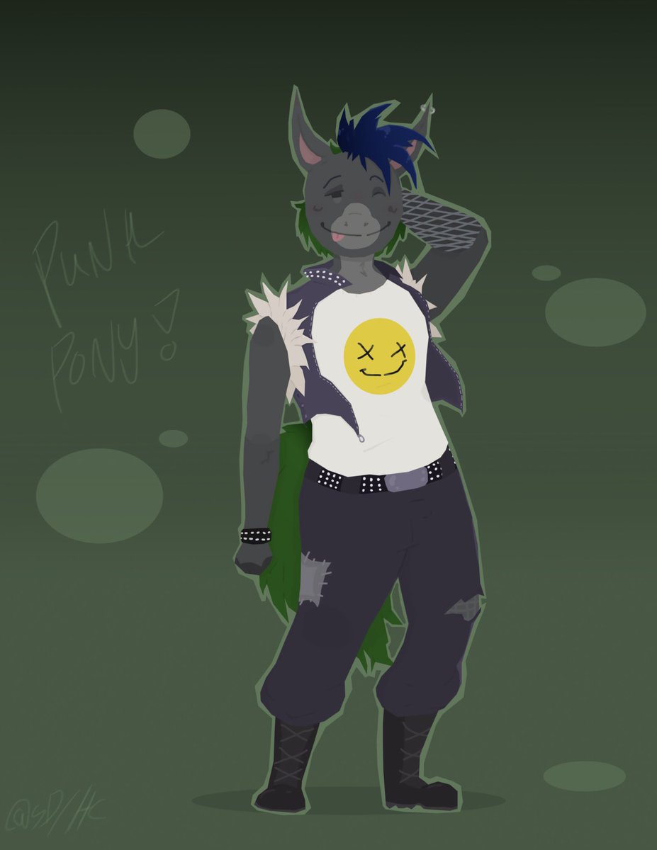 Chat do we fw the punk pony OC? 🗣️🎸