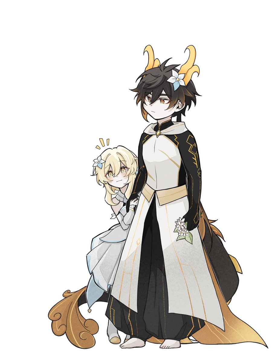 HanataKN's tweet photo. #ZhongLumi #鍾蛍 🔶✨

ZhongLumi but they're smol. 🥺🤲💖 https://t.co/swq2BrcYaV