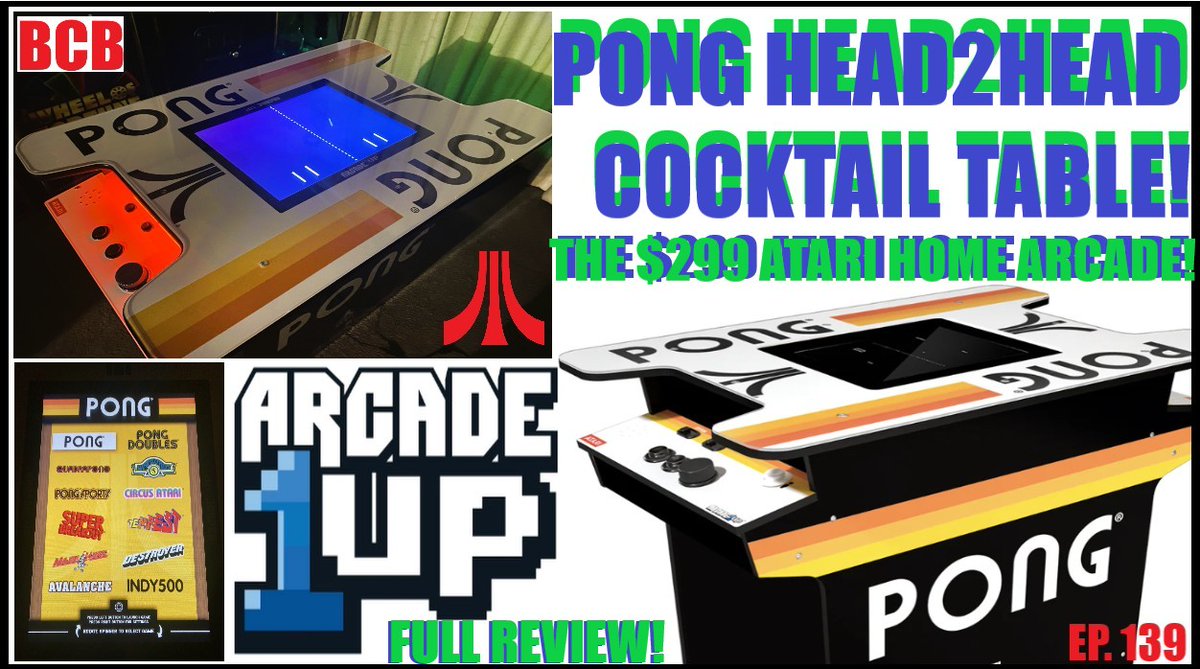ballistikcoffee's tweet photo. Missed it? It's my FULL REVIEW of my $299 #Atari #Pong Head2Head #CocktailTable by @arcade_1up! This cool cab feat. 12 unique @Atari #games, incl #Pong, #Destroyer, #Warlords, #MajorHavoc, #Tempest & more! Whats my verdict? Watch #BCB & see! #gaming Click: https://t.co/ZpDllqvNWu https://t.co/wq7gnJfijR