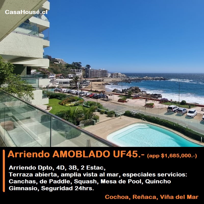 .
#arriendosviña
Arriendo Dpto, 4D, 3B, Reñaca, Viña del Mar (Sector Cochoa)
Amoblado

Generalidades:
- En sector ya consolidado, Primera Línea
- En residencial sector de Reñaca
- Conectividad directa hacia viña, Valparaíso, Concón y Playas de Reñaca

👇
portalinmobiliario.com/MLC-2695072002…