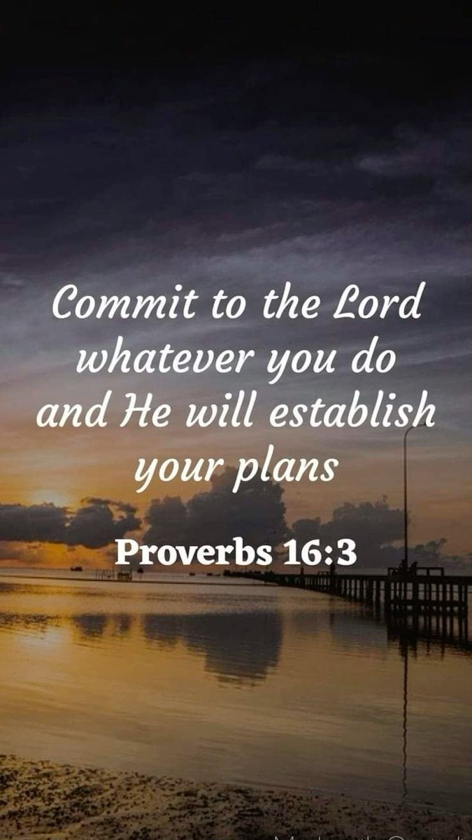 JesusChristsGod's tweet photo. Commit to the Lord whatever you do,and he will establish your plans.
Prov.16.3 https://t.co/CBA61mnKXC