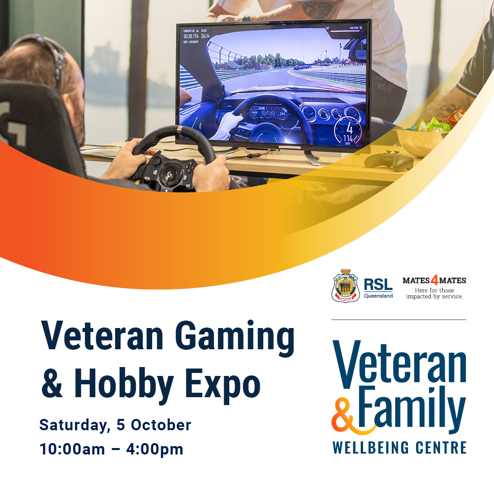 Mates4Mates (@mates4mates) on Twitter photo Mates4Mates and <a href="/RSLQueensland/">RSL Queensland</a> are excited to host the upcoming Brisbane Veteran Gaming & Hobby Expo on Saturday, 5 October.
Open to all within the Defence community with a keen interest in gaming, head online today to grab your free ticket: eventbrite.com.au/e/brisbane-gam… Mates4Mates and <a href="/RSLQueensland/">RSL Queensland</a> are excited to host the upcoming Brisbane Veteran Gaming & Hobby Expo on Saturday, 5 October.
Open to all within the Defence community with a keen interest in gaming, head online today to grab your free ticket: eventbrite.com.au/e/brisbane-gam…