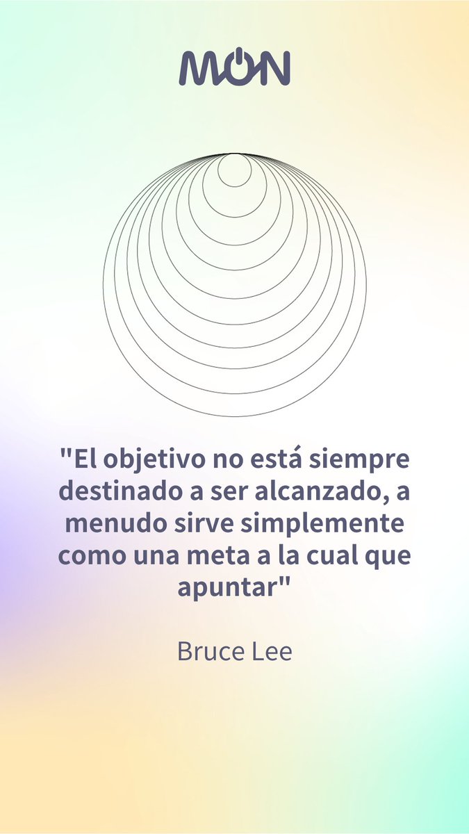 Mcomesana's tweet photo. "El objetivo no está siempre destinado a ser alcanzado, a menudo sirve simplemente como una meta a la cual que apuntar"
Bruce Lee

Día 27 Frases y Afirmaciones del reto GPS30/30

Comparte esta frase.

Únete a mi canal GPS30/30 
https://t.co/uQodKtE0nn https://t.co/Kz67gpoh3P