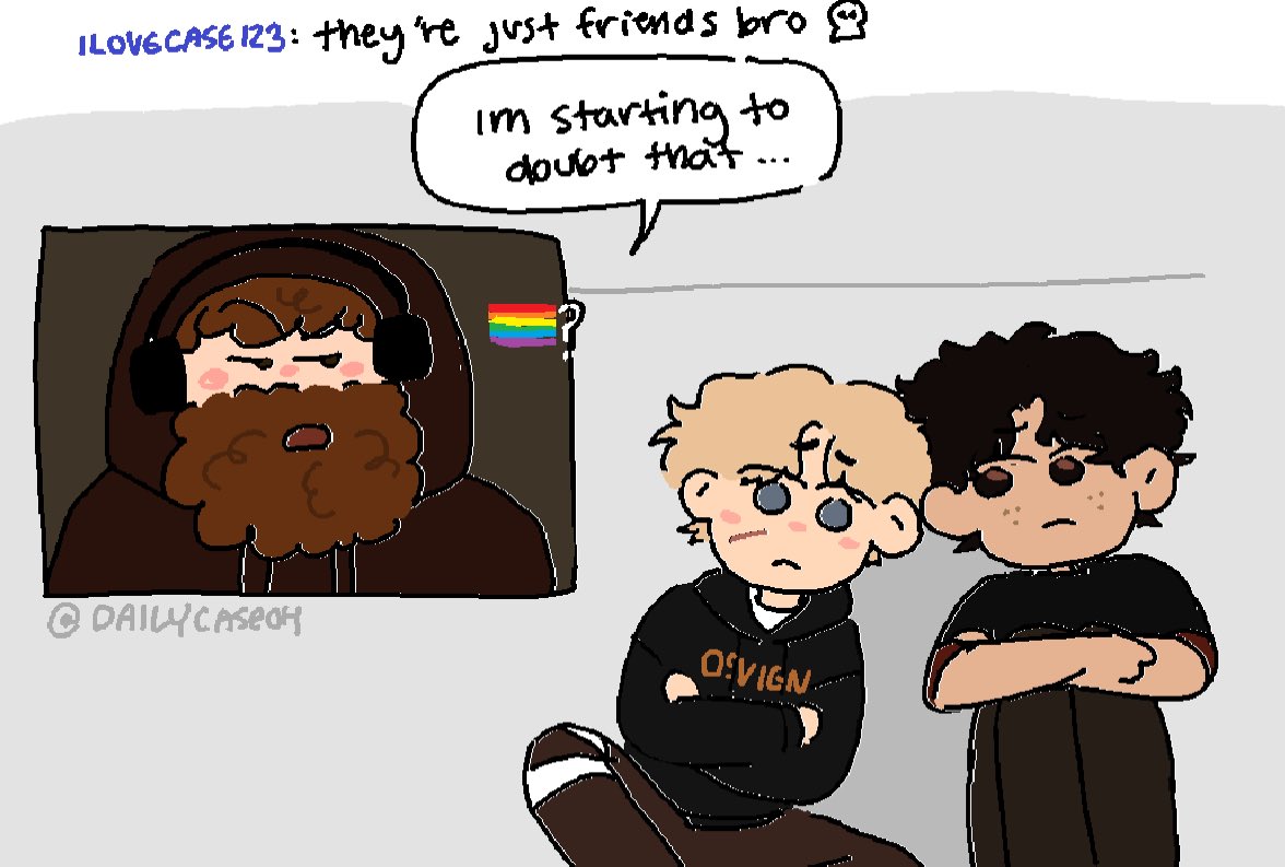 day 10 of doodling #CASEOH ft. doomed yaoi 😭💔#NOCTURNALS