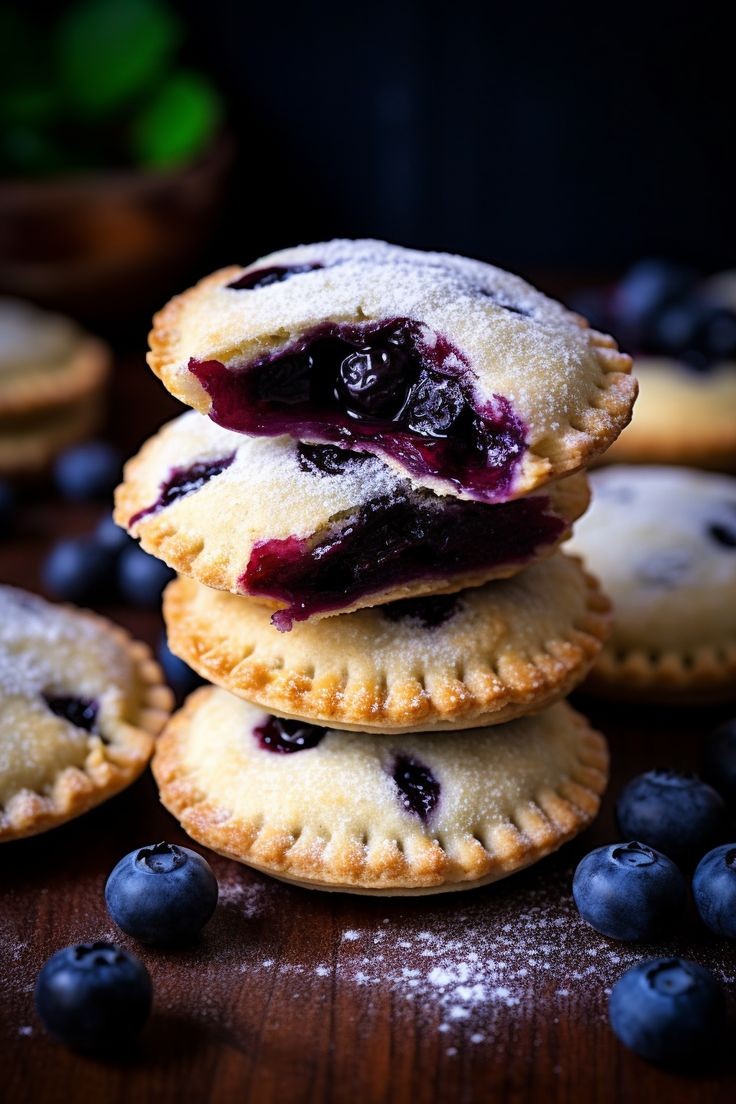 Blueberry pie cookies 🍪 🫐