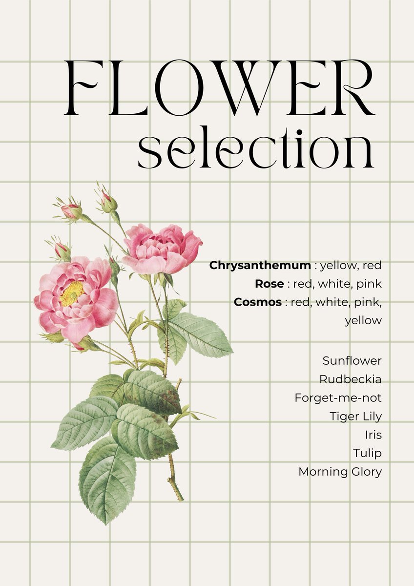 kuwana_gou's tweet image. [ Info Tambahan untuk Buket Bunga ]

Pilihan bunga telah ditambahkan! Mari berkunjung~