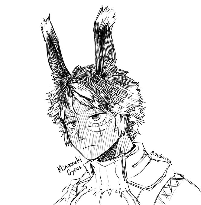 新しい顔よ。 #FF14 