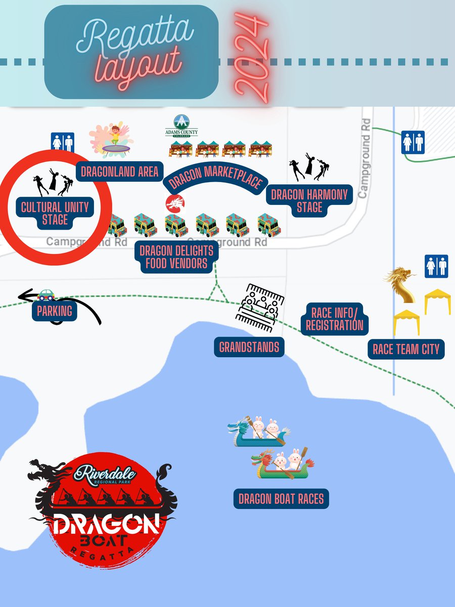COdragonboat's tweet photo. Come for the races...stay for the performances! Check out our two performing arts areas, the Dragon Harmony Stage and the Cultural Unity Stage, at the Riverdale Regional Park Dragon Boat Regatta up in Adams County.
When: Sunday, September 22nd from 10AM - 4PM https://t.co/pBo1wWVSsX