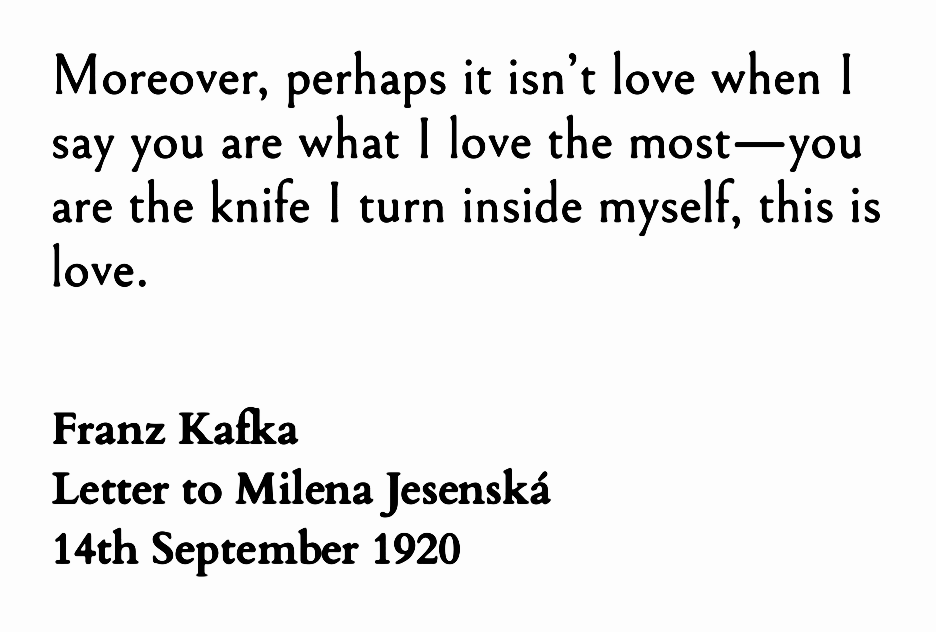 Franz Kafka on this day in 1920