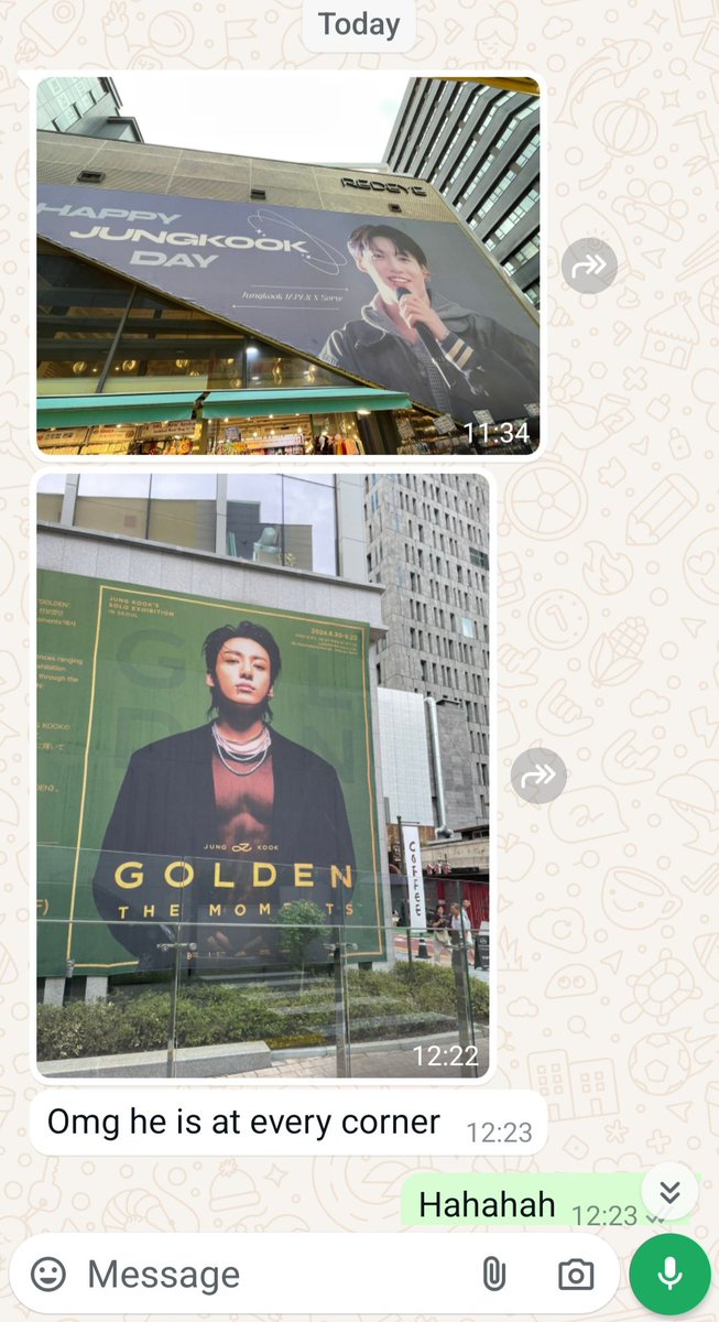 MaeLianna's tweet photo. Non kpop fan in South Korea now is in disbelief at Jungkook's impact. * OMG, he is in every corner*. LOL https://t.co/9cNOjtdsVF