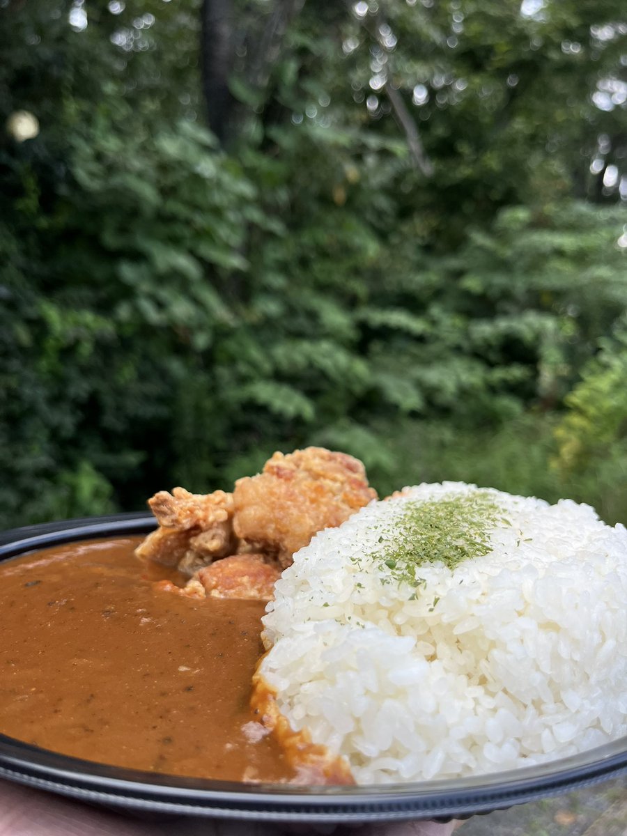 ButaKaigo692's tweet photo. 仕事で坂戸に��たら面白そうなお店を発見しました‼️

このカレー350円‼️
唐揚げ3個付けて550円‼️
ご飯の量は350グラムあるらしくボリューム満点💯
ちょっと遠いからなかなか来れないけどまた坂戸に来たら必ず行きたいお店になりました😍 https://t.co/SVeKlHkExn
