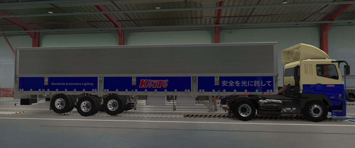 HIRO_YUZUHARA's tweet photo. Toho Wing ＆ SGV koito   小糸製作所

#SuperGreatV #SGV #TohoWing #小糸製作所 #koito #EuroTruckSimulator2 https://t.co/296fMwefM2