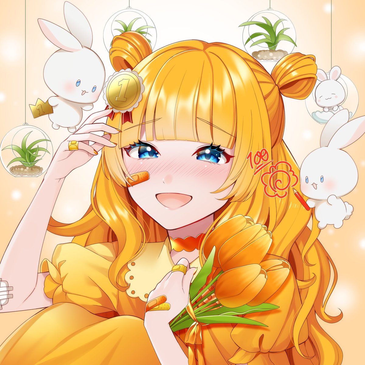 「絵のストックが無くなったので、行き場のないオリジナルキャラクターの絵を載せます 」|マスもふﾌﾟﾝのイラスト