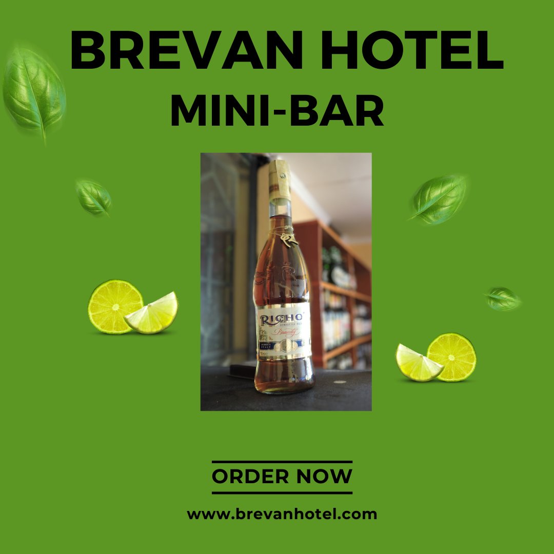 HotelBrevan's tweet photo. "Craving something refreshing? 🍸

#BrevanHotel #MiniBarExperience #CraveTheTaste #UnwindAndRelax #PremiumSips #StimulateYourSenses #RewardYourself https://t.co/Z5FWq7MmjO