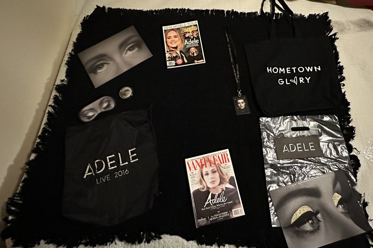 shadialex's tweet photo. Going through stuff &amp; I found my ADELE tickets from 2016 &amp; 2017 plus merch 🥺 @ADELE @AdeleAccess #ADELE #AdeleLive2016 #AdeleLive2017 #WeekendsWithAdele #AdeleInMunich https://t.co/g2yduP3nXT