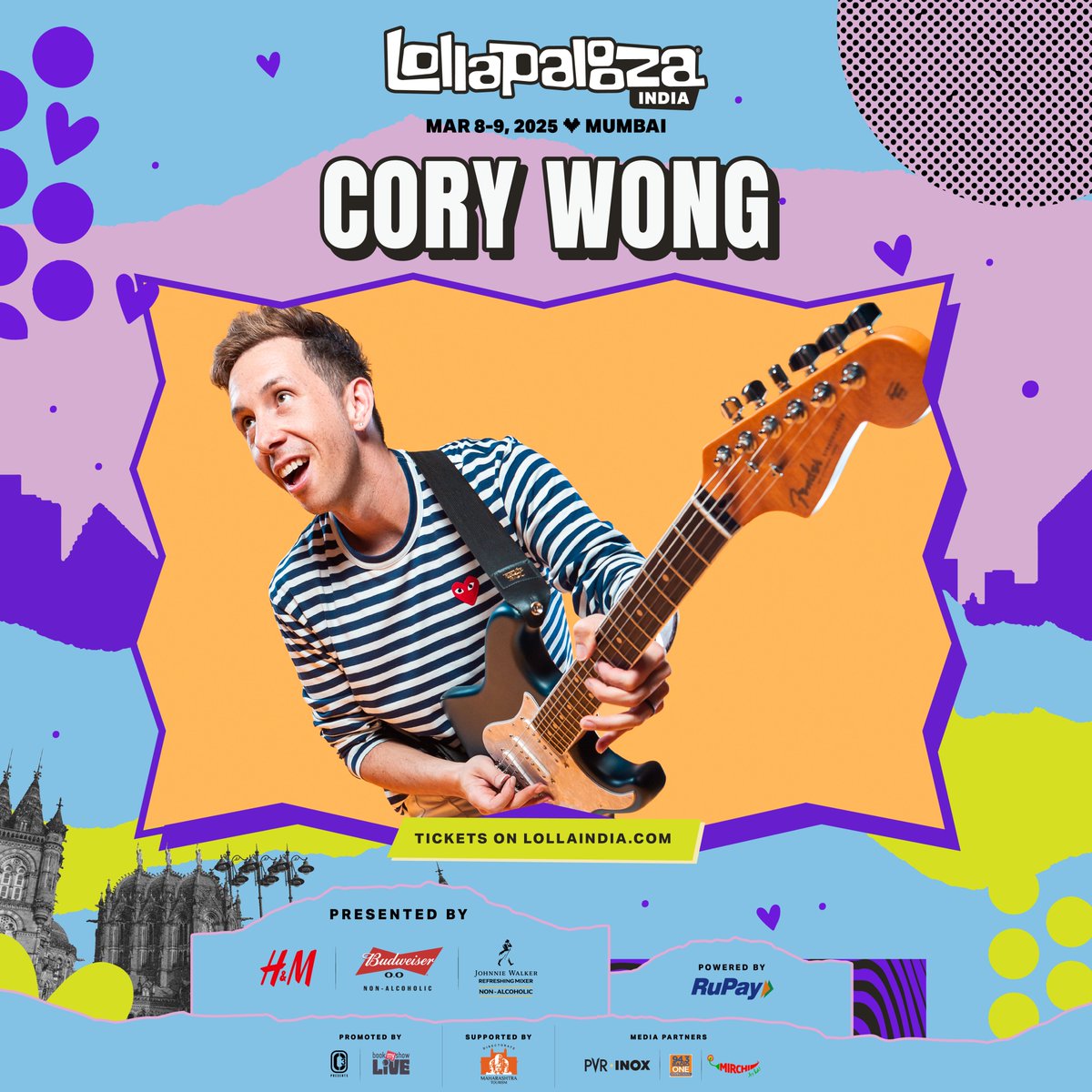 Funk meets finesse as Cory Wong, the rhythm king bring his signature sound to Lolla India!

Follow the light, book your tickets on lollaindia.com