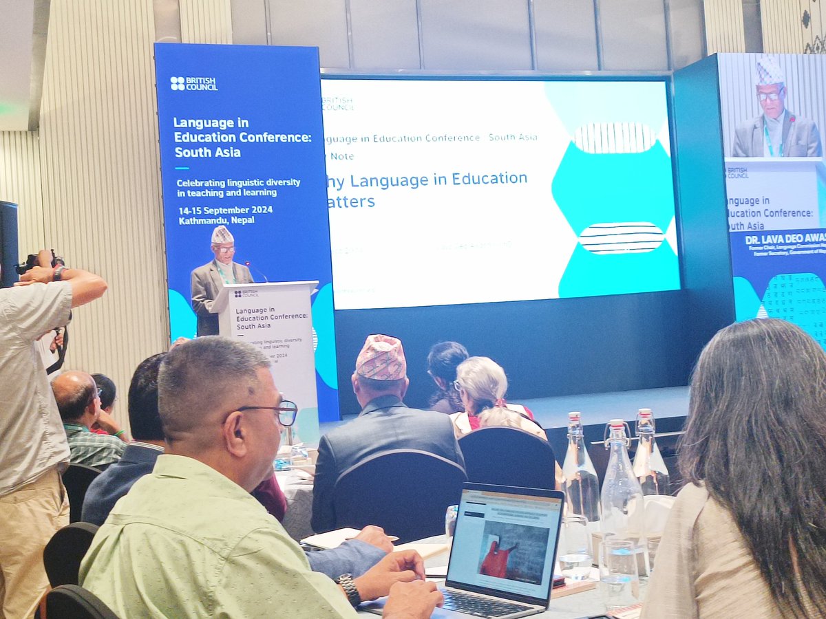 Nisar Shaikh (@nisarshaikh__7) on Twitter photo Dr. Lava Deo Awasthi kickstarted the British Council's Language in Education: South Asia Conference in Kathmandu, highlighting the importance of language in education and its impact on LiE policies #LiE #Language #SouthAsia #Kathmandu <a href="/inBritish/">British Council in India</a> <a href="/PriyaIyerM/">Priya Iyer</a>
<a href="/RadhikaEd/">Radhika Gholkar</a> <a href="/GauriP5/">Gauri Puranik</a> Dr. Lava Deo Awasthi kickstarted the British Council's Language in Education: South Asia Conference in Kathmandu, highlighting the importance of language in education and its impact on LiE policies #LiE #Language #SouthAsia #Kathmandu <a href="/inBritish/">British Council in India</a> <a href="/PriyaIyerM/">Priya Iyer</a>
<a href="/RadhikaEd/">Radhika Gholkar</a> <a href="/GauriP5/">Gauri Puranik</a>