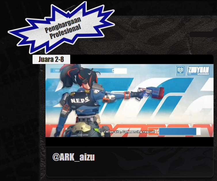ARK_aizu's tweet photo. WE WON!!! LET'S GOOO!!!
THANK YOU SO MUCH!!! 🥳🥳🥳

@ZZZ_EN #zzzdripfest https://t.co/81hEWHzHRp
