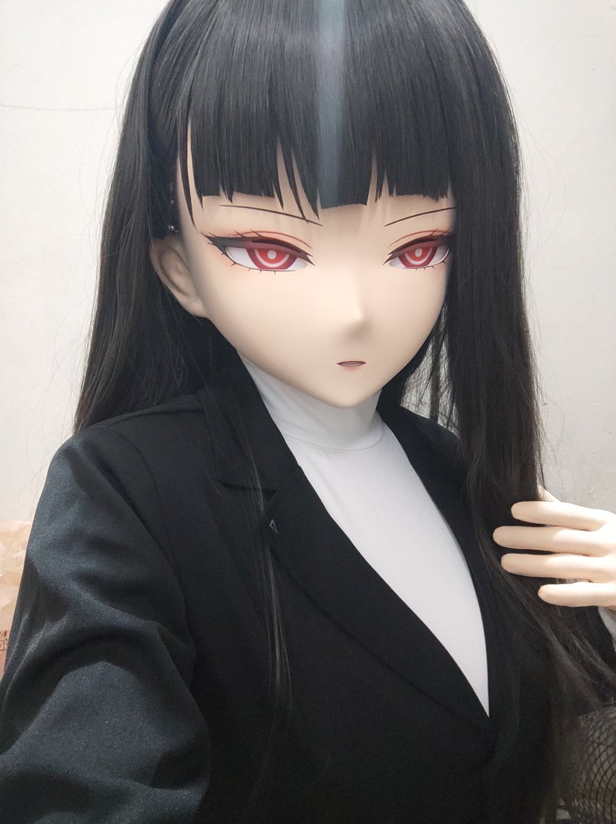 新头到了，但发壳没调整好😭
#kigurumi