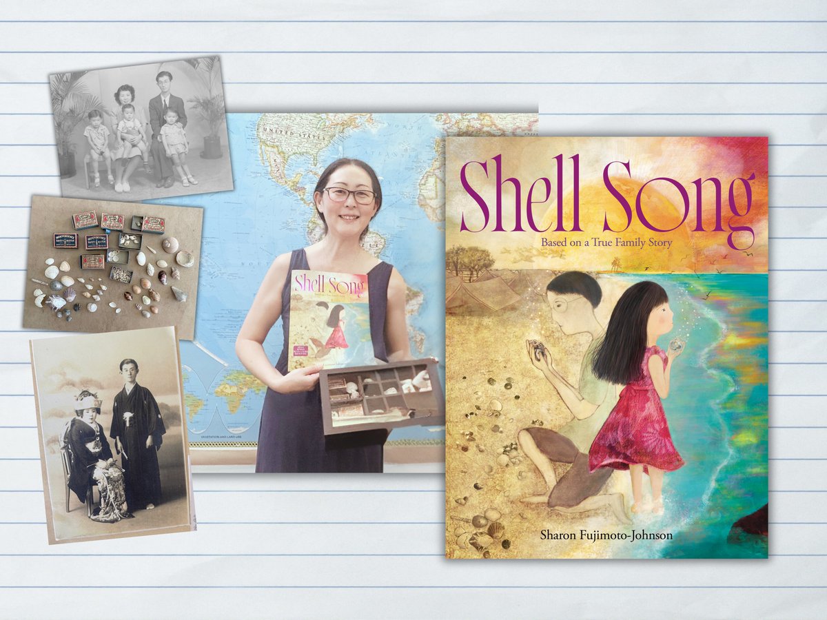 sharonffj's tweet photo. A very special little school got a sneak peek of SHELL SONG today! It was a joy and honor share my family's immigration history, the story of my Japanese American grandfather's unjust incarceration in WWII, and some of his seashell collection.  #shellsong #schoolvisits https://t.co/V2Mewvn9mE