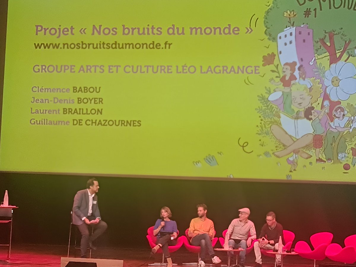 fonjep's tweet photo. 2ème journée #projetnational autour du bruit @LeoLagrange @acrennes @MinistereCC @metropolerennes @marseille @nantes @crepiac  #tempslibéré @JPA_nationale https://t.co/qwVf9BlBim