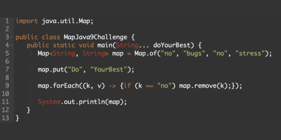 RafaDelNero's tweet image. Make your code more concise and easier to read because we don’t need to add element per element in the Map. Simplify your code for better readability with the Map Collection Factory Challenge! 🗺️💻
🔗 bit.ly/4bGhiLe
#JavaChallenge #MapCollectionFactory #SimplifyCode
