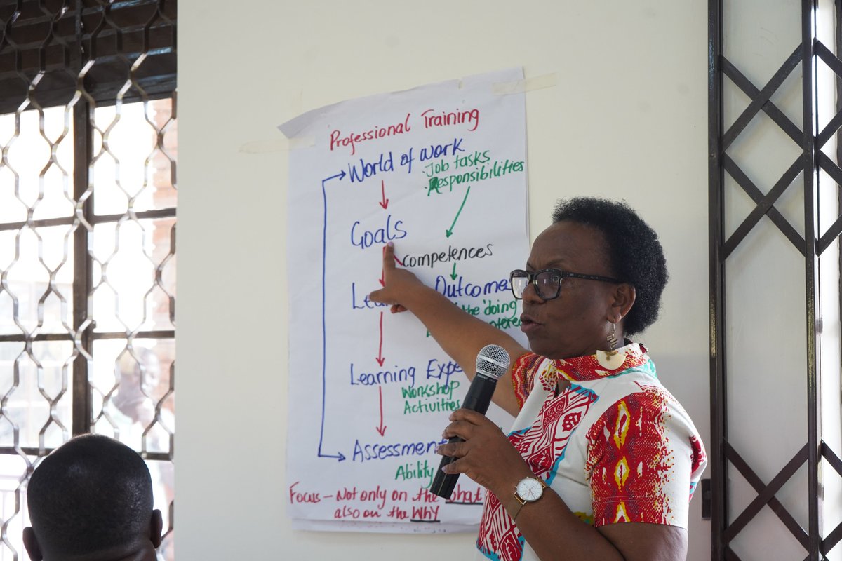 The exit point for a training program should match the entry requirement for the job. During pre -teaching let's embrace cognitive learning , a process of acquiring knowledge and understanding through mental processes - <a href="/DrGillianK/">Dr.Gillian Kasirye</a> Facilitator at #LDCPedagogyTraining | #LDCUgCT