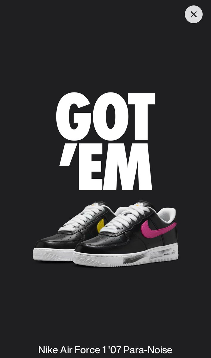 oosaturdayoo's tweet photo. Rare W since ages 👀 #Nike #SNKRS https://t.co/AJlTbHyzYr