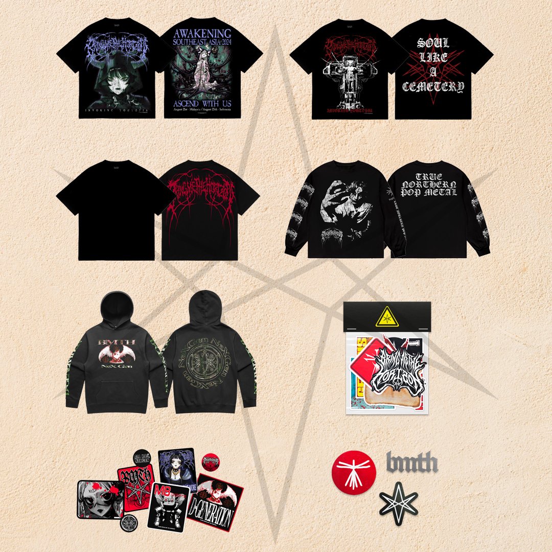 .<a href="/bmthofficial/">Bring Me The Horizon</a> Official NeX GEn tour merch now available online. Few units remain at gig-merch.com