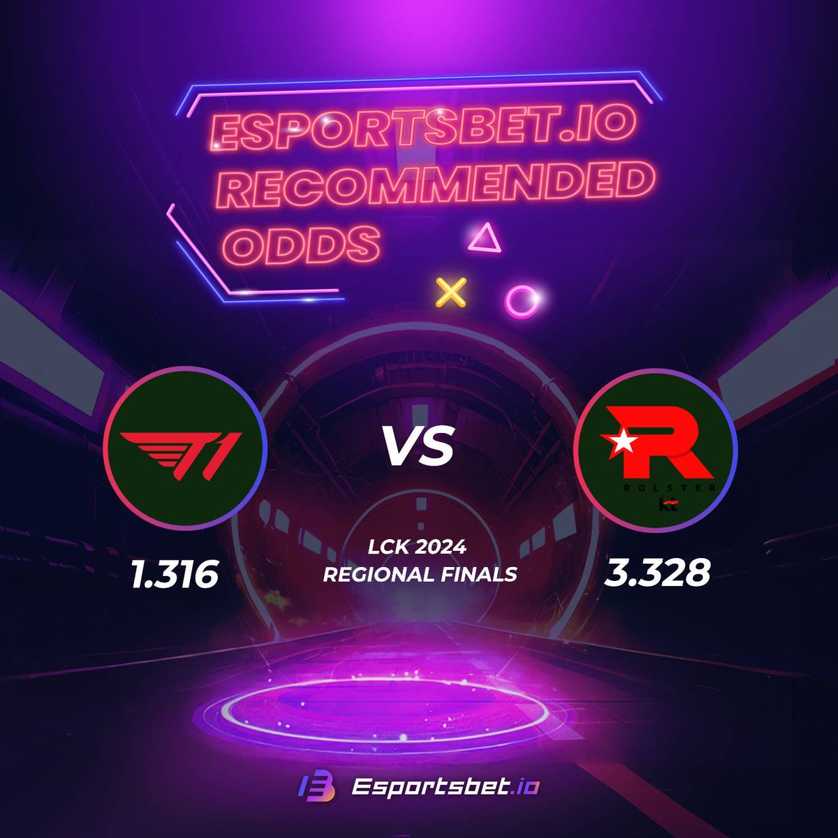 EsportsBet's tweet photo. 🔥 The LCK 2024 Regional Finals are here! Check out our recommended odds and pick your winner! #4thseed 🎮 https://t.co/enIPKsXs8K