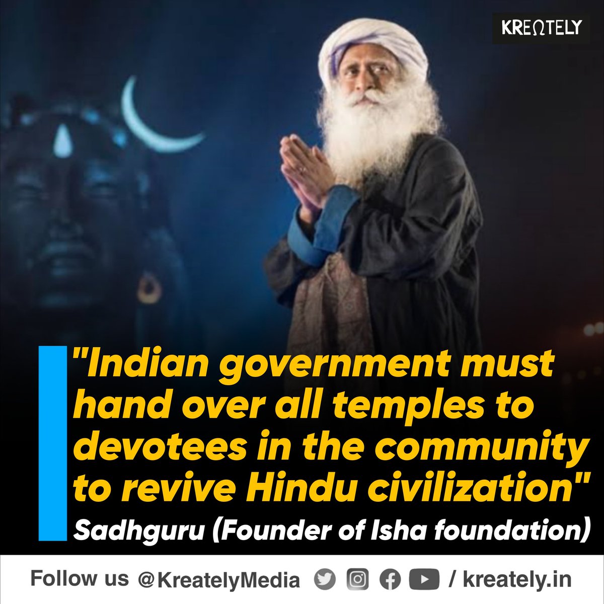 KreatelyMedia's tweet photo. भारत में मंदिर भी हिंदुओं के हाथ में नही है

#BanWAQF https://t.co/f6ohmfiXb2