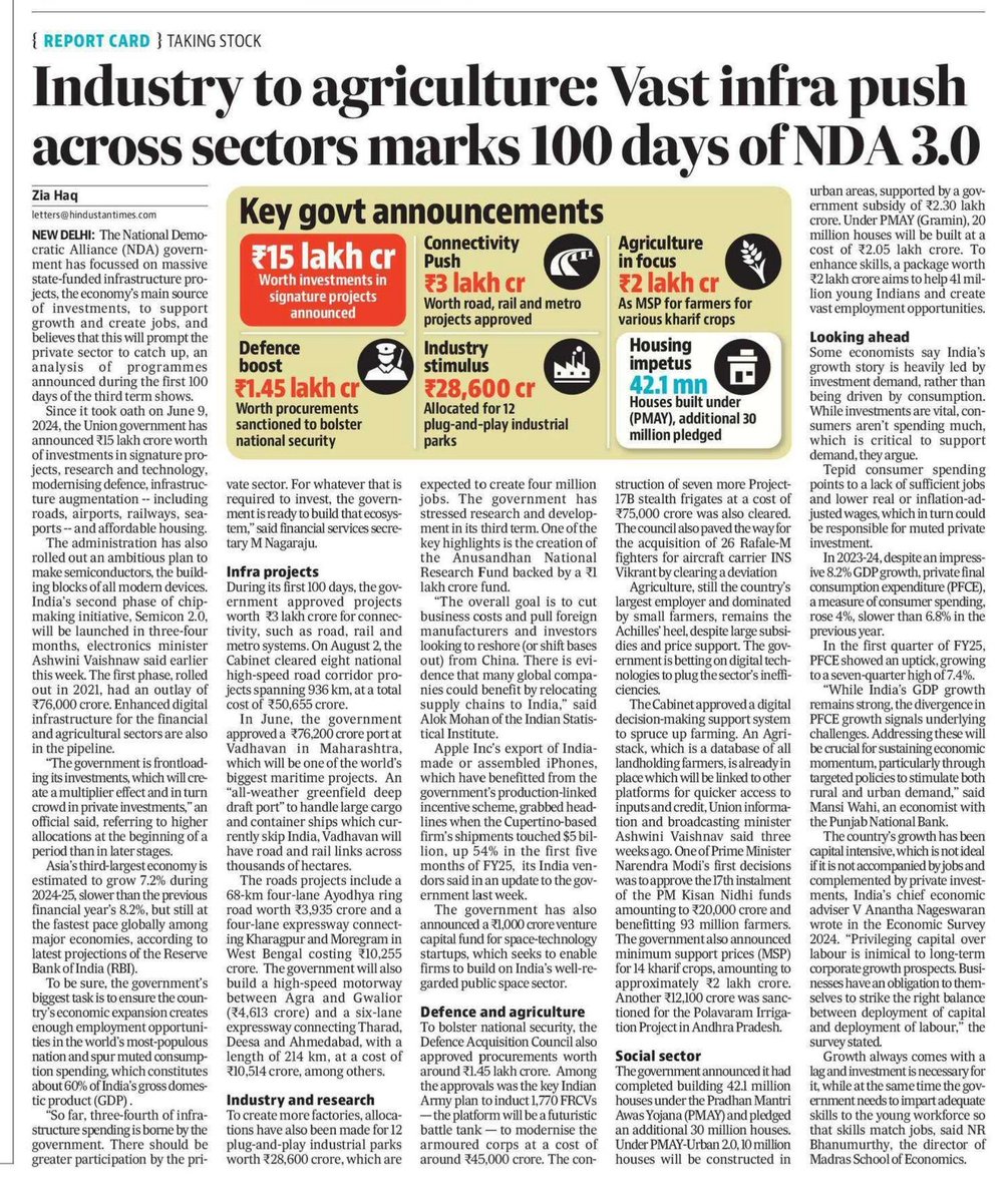 vineetvatstyagi's tweet photo. MODI 3.0 के 100 दिन किसानों और युवाओं के नाम ...

#ModiKiGuarantee #100DaysOfModiSarkar https://t.co/eYr7KgeTgV