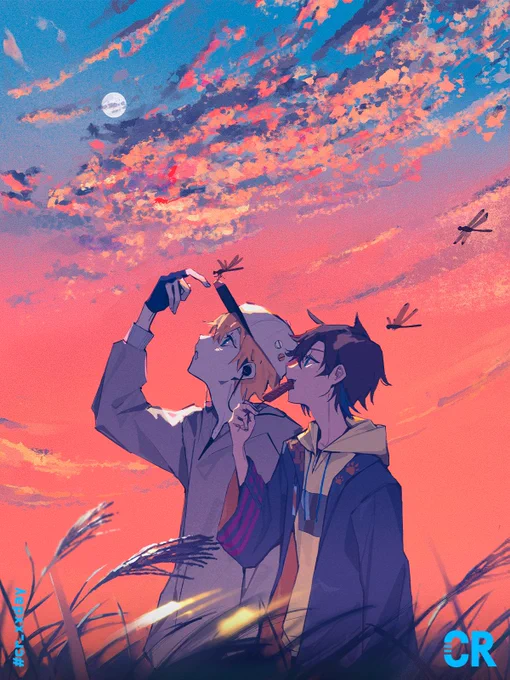 9/20『空の日』 Illustration : ミツ蜂 #CR_xxday #空の日