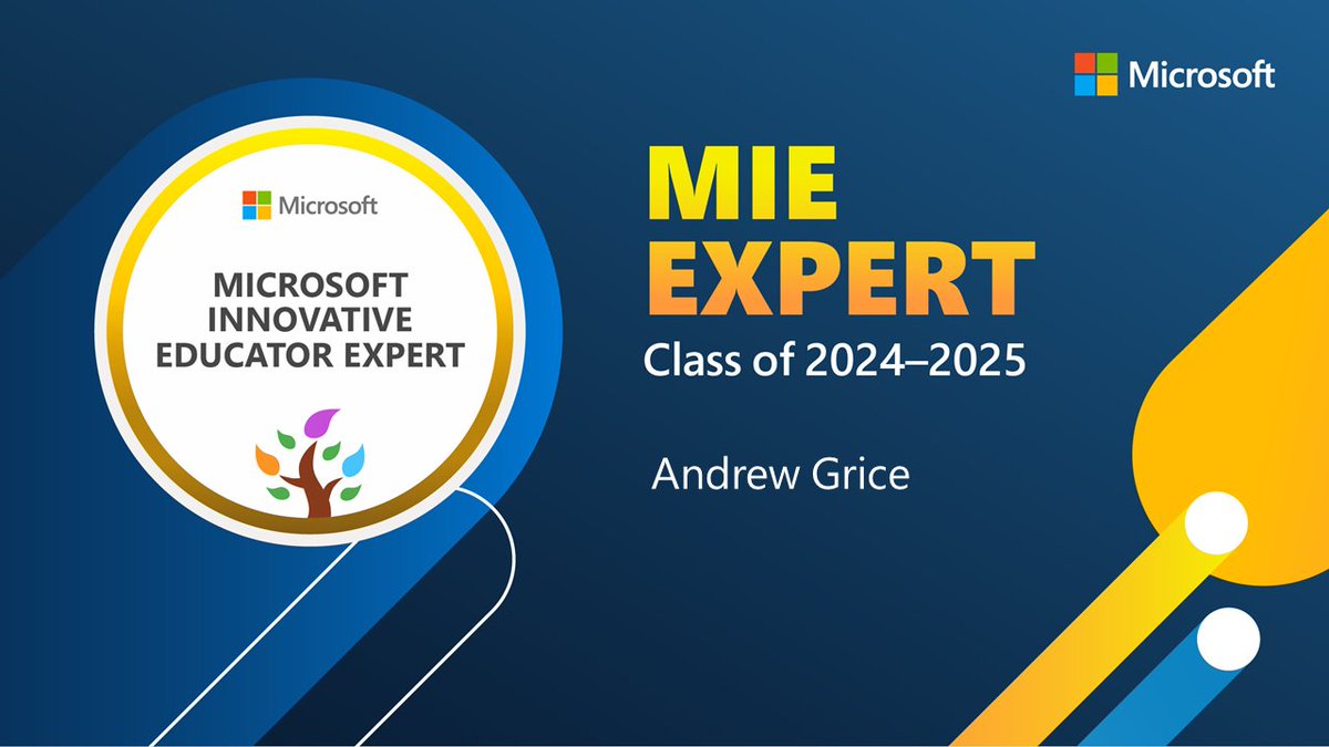 Thrilled to get MIE Expert again: #MIEExpert #EducatorsInTech #AIinEducation