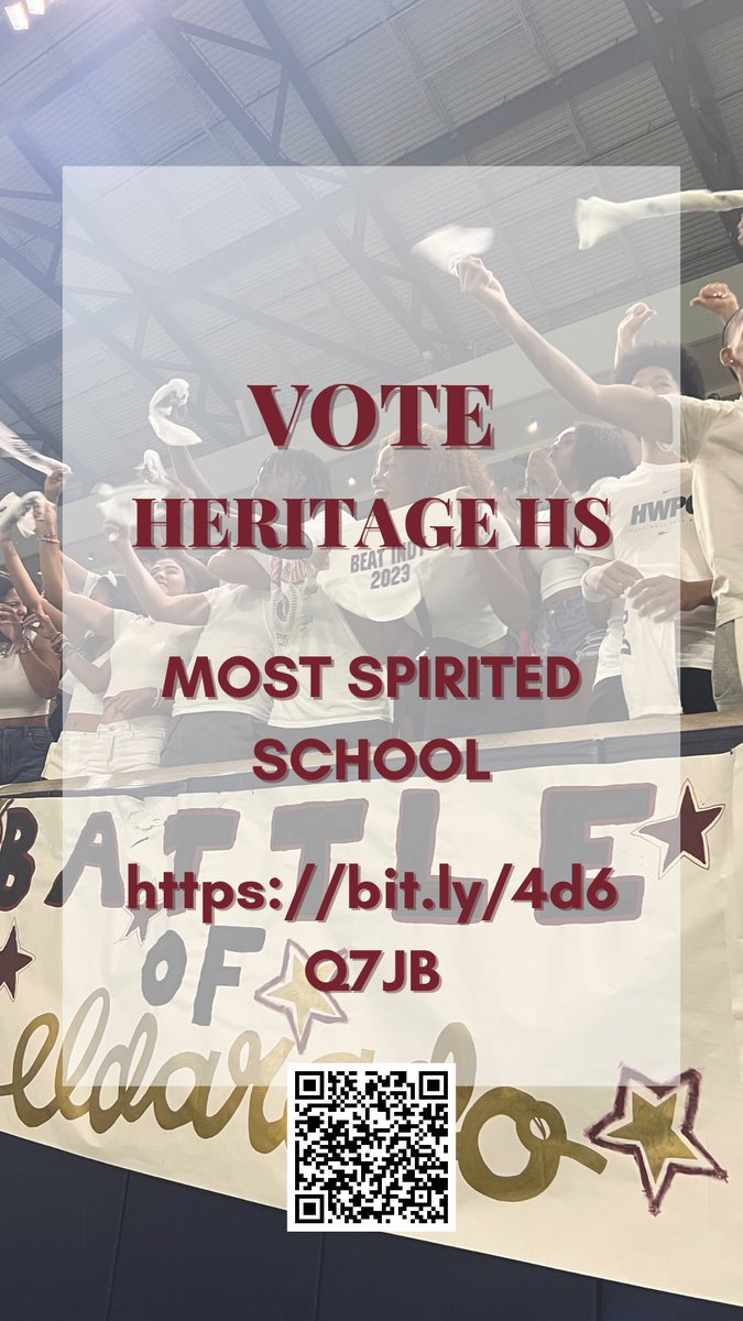 Heritage High School (@hhscoyotes) on Twitter photo Voting closes November 22nd, please vote and share ! <a href="/mlynnz3/">Michelle Lynn Z</a> <a href="/JeraldWilson21/">Jerald Wilson</a> #ourheritage #ourpride Voting closes November 22nd, please vote and share ! <a href="/mlynnz3/">Michelle Lynn Z</a> <a href="/JeraldWilson21/">Jerald Wilson</a> #ourheritage #ourpride