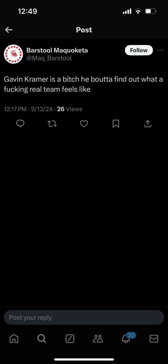 This did not age well. Bitches keep deleting everything🤦🏼‍♂️ <a href="/Maq_Barstool/">Barstool Maquoketa</a>