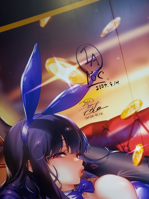 ExEのイベントにいました。みな本先生と同時サイン1号です! 