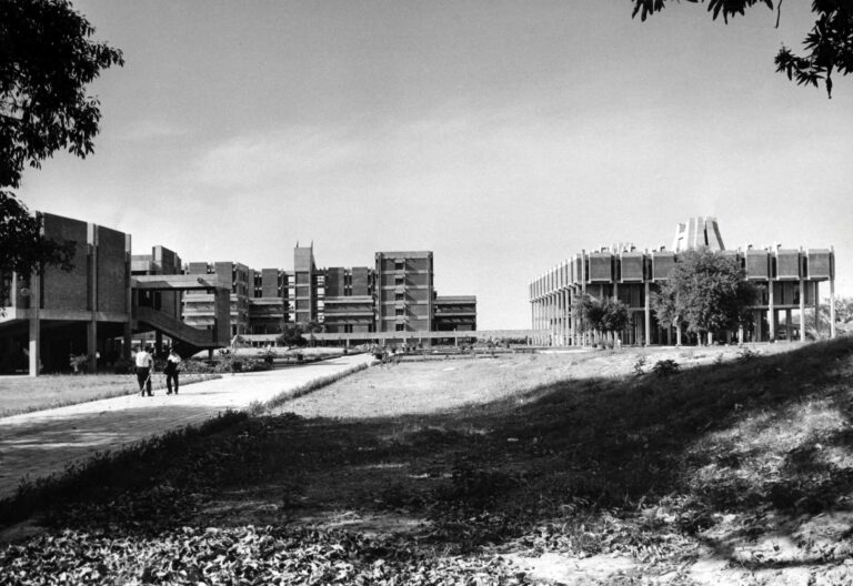 IIT Kanpur in the mid 70s.
Designed by Achyut Kanvinde.