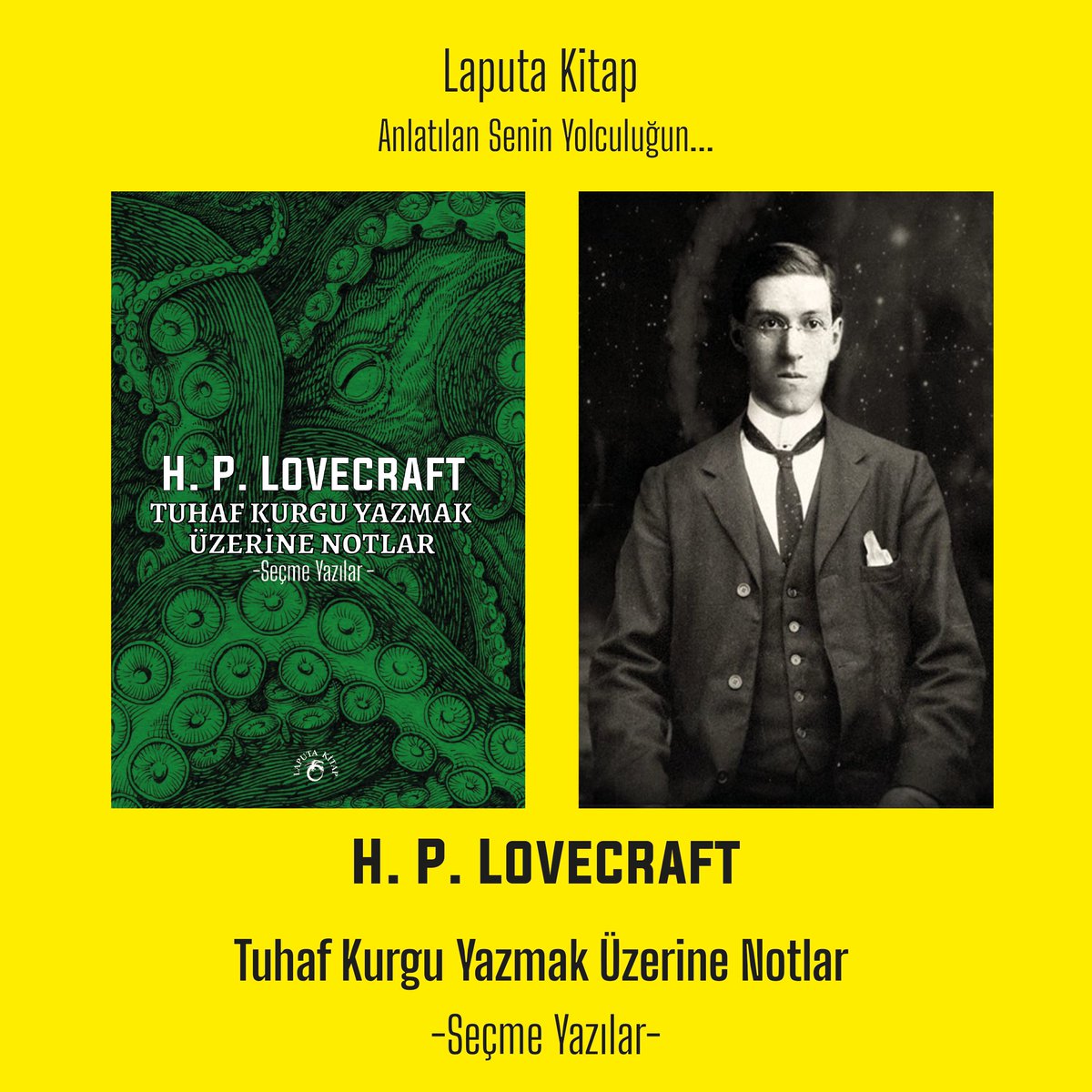 ÇIKTI... Tuhaf Kurgu Yazmak Üzerine Notlar -Seçme Yazılar- 
laputakitap.com/urun/tuhaf-kur…