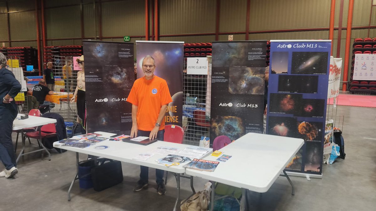 astroclubm13's tweet photo. Aujourd'hui, nous sommes à la journée des associations à la halle de Martigues. Venez nous rencontrer. https://t.co/E1I0rQfM7r